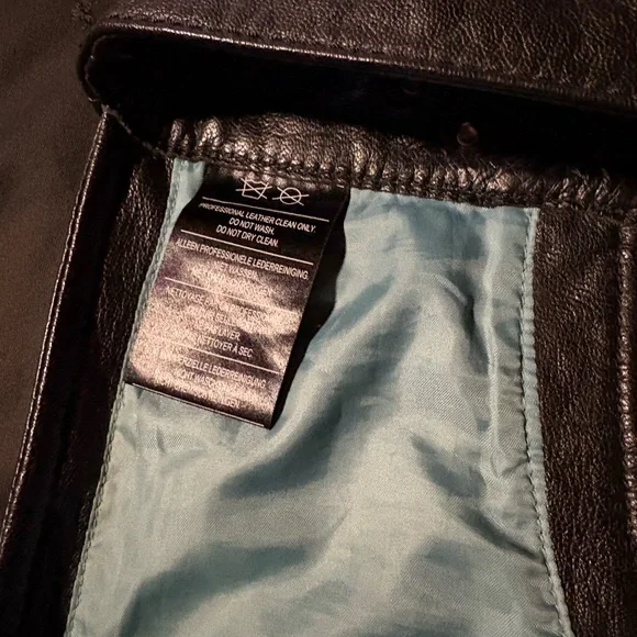 Vintage Harley-Davidson Black Leather Women Chaos Small - Picture 11 of 12